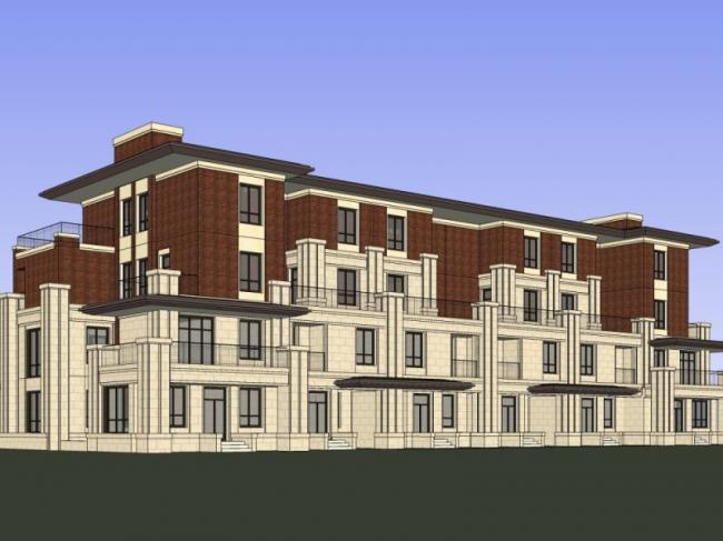 Sketchup别墅模型|叠拼别墅,现代风格 Sketchup别墅模型|叠拼别墅,现代风格