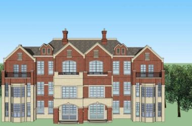 Sketchup别墅模型|双拼别墅，现代风格-BIM建筑网