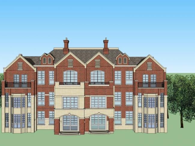 Sketchup别墅模型|双拼别墅,现代风格 Sketchup别墅模型|双拼别墅,现代风格