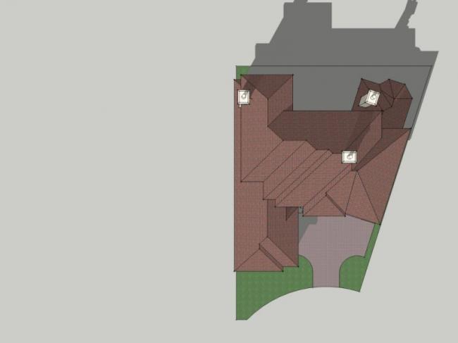 Sketchup别墅模型|独栋别墅,现代风格 Sketchup别墅模型|独栋别墅,现代风格