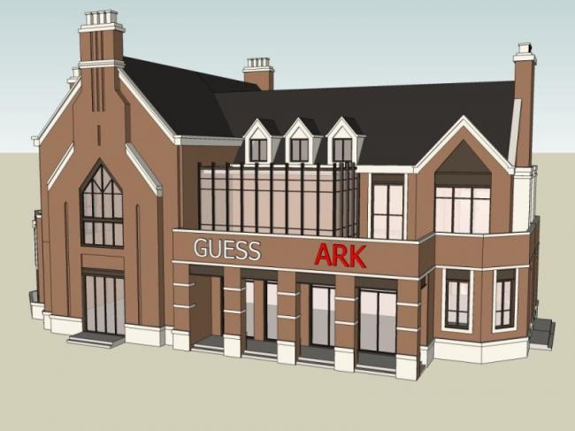 Sketchup别墅模型|独栋别墅,现代风格 Sketchup别墅模型|独栋别墅,现代风格