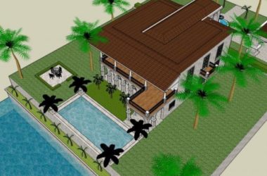 Sketchup别墅模型|独栋别墅，法式风格-BIM建筑网