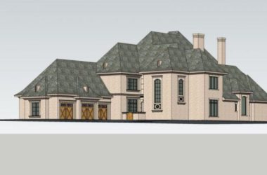 Sketchup别墅模型|联排别墅，现代风格-BIM建筑网