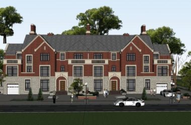 Sketchup别墅模型|联排别墅，现代风格-BIM建筑网