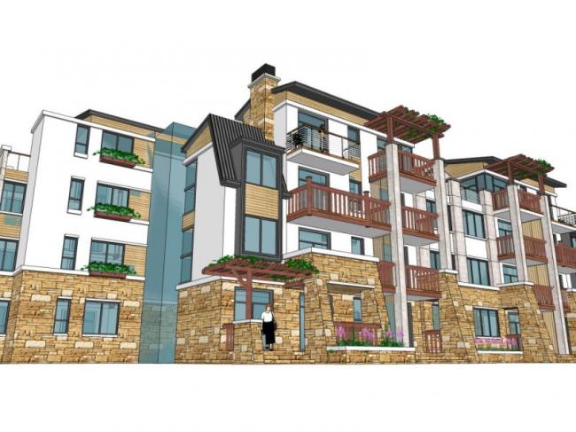 Sketchup别墅模型|叠拼别墅,现代风格 Sketchup别墅模型|叠拼别墅,现代风格