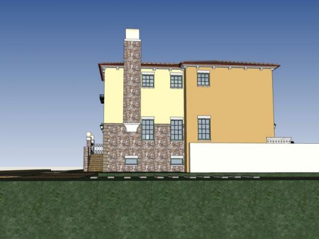 Sketchup别墅模型|独栋别墅,现代风格 Sketchup别墅模型|独栋别墅,现代风格