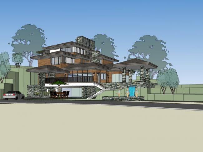 Sketchup别墅模型|叠拼别墅,现代风格 Sketchup别墅模型|叠拼别墅,现代风格