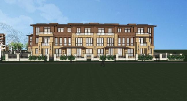 Sketchup别墅模型|联排别墅,现代风格 Sketchup别墅模型|联排别墅,现代风格