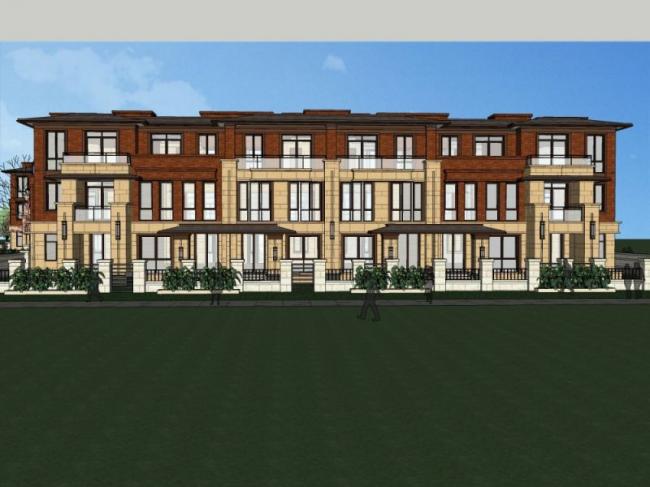 Sketchup别墅模型|联排别墅,现代风格 Sketchup别墅模型|联排别墅,现代风格