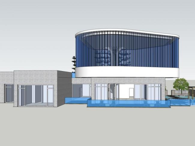 Sketchup别墅模型|独栋别墅,现代风格 Sketchup别墅模型|独栋别墅,现代风格