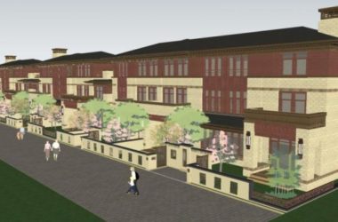 Sketchup别墅模型|联排别墅，新中式风格-BIM建筑网