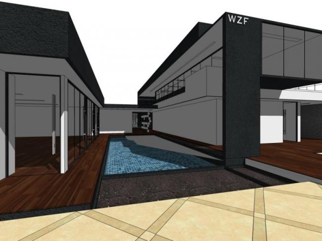 Sketchup别墅模型|独栋别墅,现代风格 Sketchup别墅模型|独栋别墅,现代风格