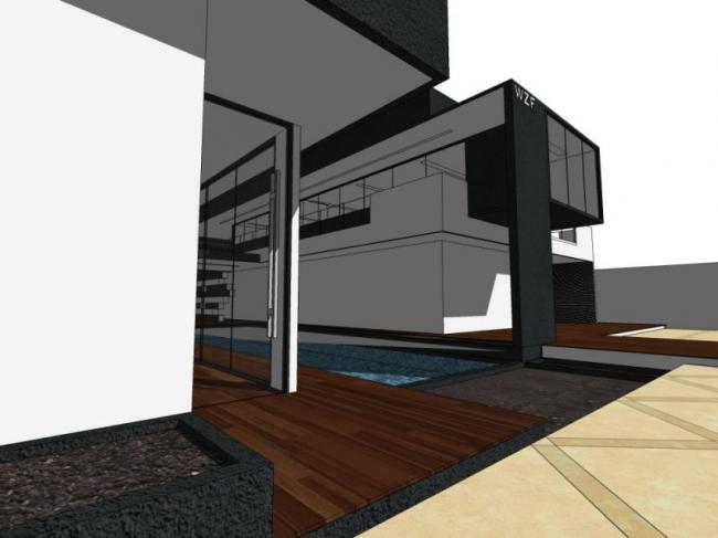 Sketchup别墅模型|独栋别墅,现代风格 Sketchup别墅模型|独栋别墅,现代风格