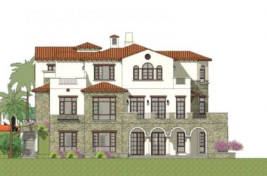 Sketchup别墅模型|独栋别墅，花园洋房，西班牙古典风格-BIM建筑网