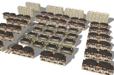 Sketchup别墅模型|别墅群，古典风格-BIM建筑网