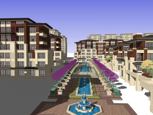 Sketchup别墅模型|别墅群,古典风格 Sketchup别墅模型|别墅群,古典风格