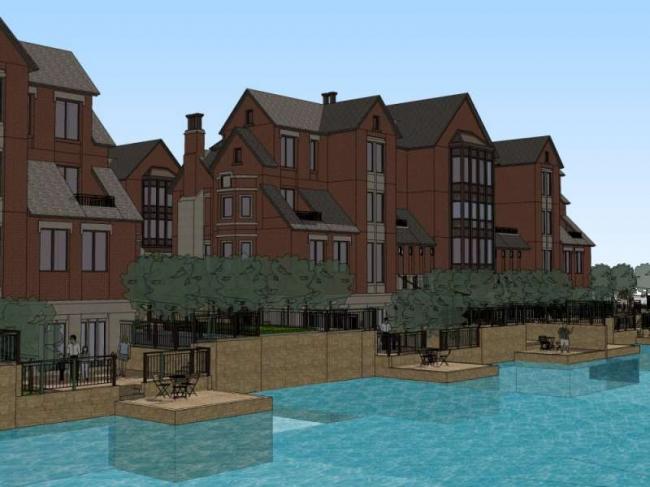 Sketchup别墅模型|联排别墅,古典风格 Sketchup别墅模型|联排别墅,古典风格