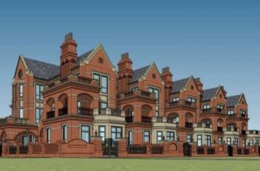 Sketchup别墅模型|联排别墅,古典风格-BIM建筑网