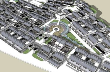 Sketchup别墅模型|别墅住宅群,中式风格-BIM建筑网