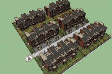 Sketchup别墅模型|别墅群,欧式风格-BIM建筑网