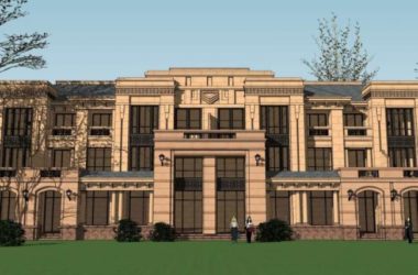 Sketchup别墅模型|联排别墅,欧式古典风格-BIM建筑网