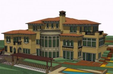 Sketchup别墅模型|多层别墅,古典风格-BIM建筑网