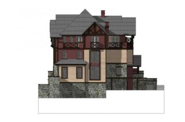 Sketchup别墅模型|双拼别墅,欧式古典风格-BIM建筑网