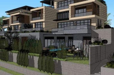 Sketchup别墅模型|双拼别墅,古典风格-BIM建筑网