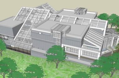 Sketchup别墅模型|山地独栋别墅,现代风格-BIM建筑网