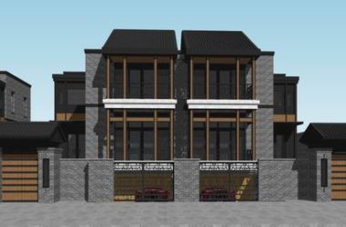 Sketchup别墅模型|别墅会所,古典风格-BIM建筑网