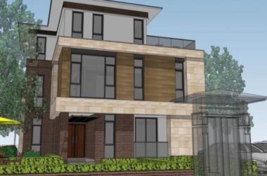 Sketchup别墅模型|叠拼别墅,现代风格-BIM建筑网