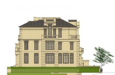 Sketchup别墅模型|叠拼别墅,法式风格,古典风格-BIM建筑网