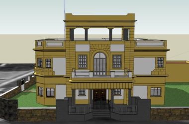 Sketchup别墅模型|独栋别墅,古典风格-BIM建筑网