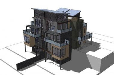 Sketchup别墅模型|别墅,现代风格,多层-BIM建筑网