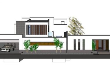 Sketchup别墅模型|独栋别墅,现代中式-BIM建筑网