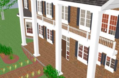 Sketchup别墅模型|独栋别墅,古典风格-BIM建筑网