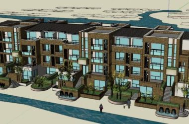 Sketchup别墅模型|联排别墅,现代风格-BIM建筑网