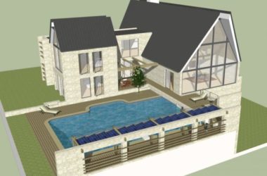 Sketchup别墅模型|独栋别墅,古典风格-BIM建筑网