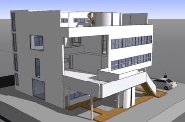 Sketchup别墅模型|斯坦因住宅,别墅,现代风格-BIM建筑网