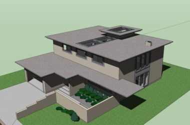 Sketchup别墅模型|别墅,现代风格-BIM建筑网