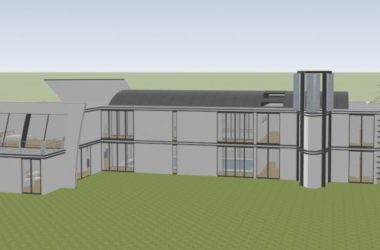 Sketchup别墅模型|独栋别墅,现代风格-BIM建筑网