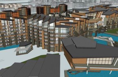 Sketchup别墅模型|联排别墅,现代风格-BIM建筑网