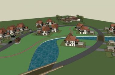 Sketchup别墅模型|独栋别墅群,东南亚古典风格-BIM建筑网