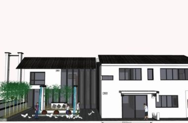 Sketchup别墅模型|独栋别墅花园,古典风格-BIM建筑网