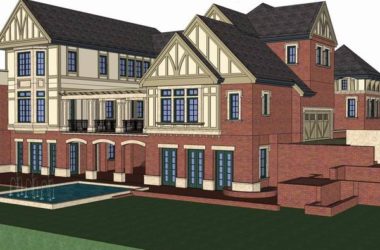 Sketchup别墅模型|独栋别墅,古典风格-BIM建筑网