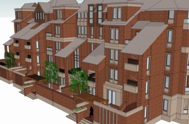 Sketchup别墅模型|叠拼别墅,古典风格-BIM建筑网