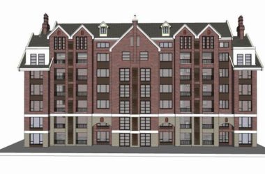 Sketchup别墅模型|联排别墅，花园洋房，古典风格-BIM建筑网