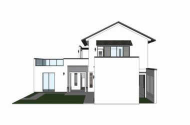 Sketchup别墅模型|独栋别墅，古典风格-BIM建筑网