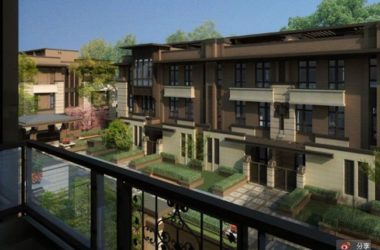 Sketchup别墅模型|联排别墅，现代风格-BIM建筑网