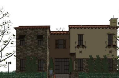 Sketchup别墅模型|独栋别墅，古典风格-BIM建筑网